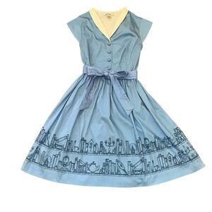 Disney Parks Beauty and the Beast Belle Library Dress sz M